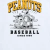 Peanuts-baseballtröja med korta ärmar för småbarn