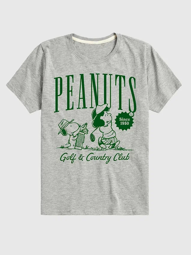 Peanuts Golf Club kortärmad T-shirt för barn