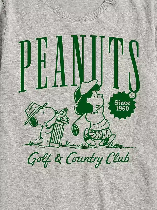 Peanuts Golf Club kortärmad T-shirt för barn