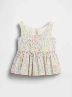 Peplum-linne med rosett för Baby & Småbarn