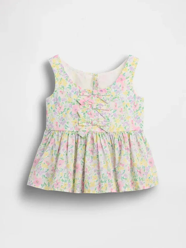 Peplum-linne med rosett för Baby & Småbarn