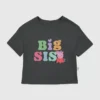 Peppa Pig-T-shirt med tryck för småbarn – ”Big Sis”