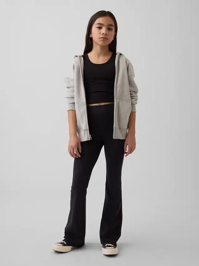 Performance-leggings med utsvängda ben för barn