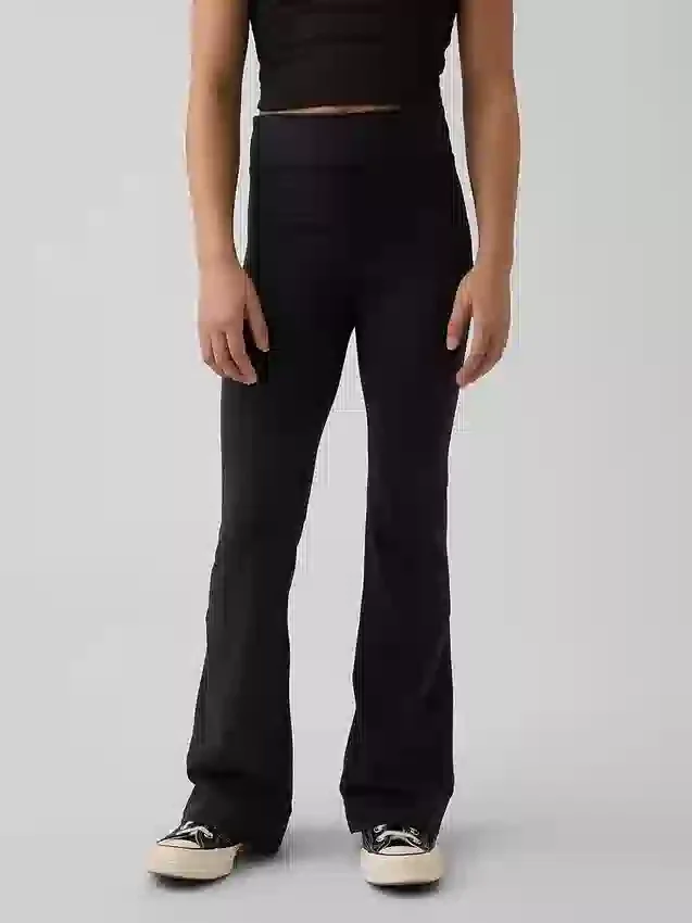Performance-leggings med utsvängda ben för barn