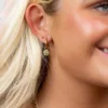 Pierced Co-berlocker med tassavtryck för Huggie-örhängen