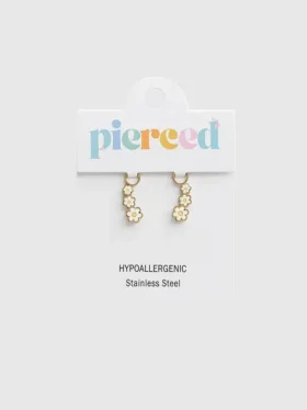 Pierced Co Daisy Crawler-berlock för huggie-örhängen