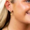 Pierced Co guldfiskberlocker till Huggie-örhängen
