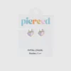 Pierced Co Heart Duo-berlock till huggie-örhängen