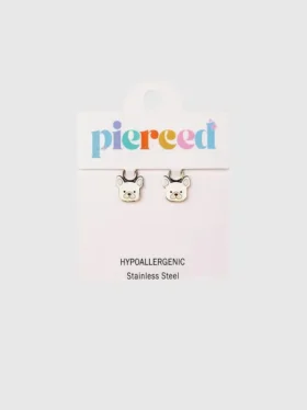 Pierced Co-hundberlocker för Huggie-örhängen