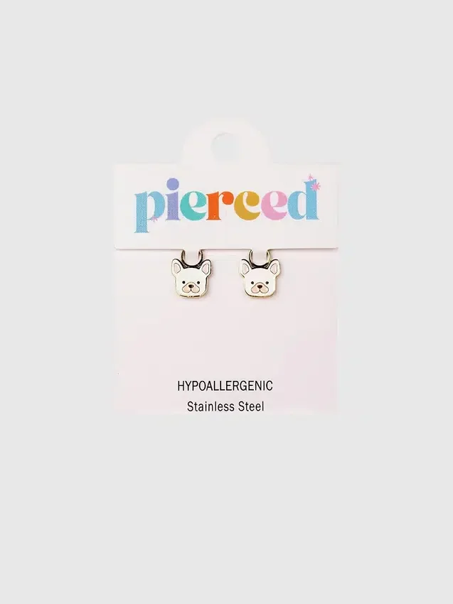 Pierced Co-hundberlocker för Huggie-örhängen