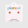 Pierced Co Strawberry Jam-örhängen med skruvlock