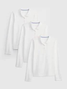 Pikétröja för barn (3-pack)