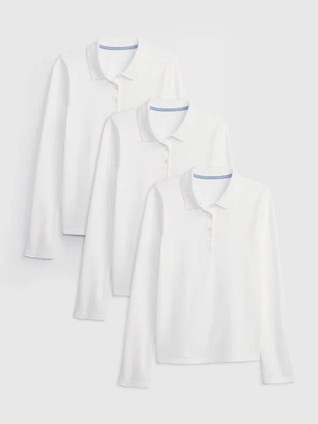 Pikétröja för barn (3-pack)