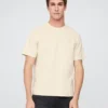 Piqué-T-shirt i avslappnad passform