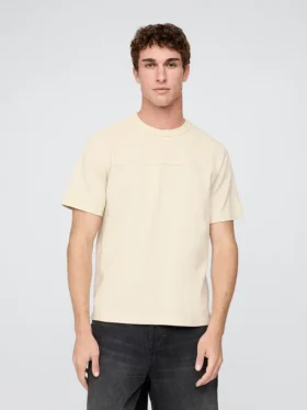 Piqué-T-shirt i avslappnad passform