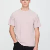 Piqué-T-shirt i avslappnad passform