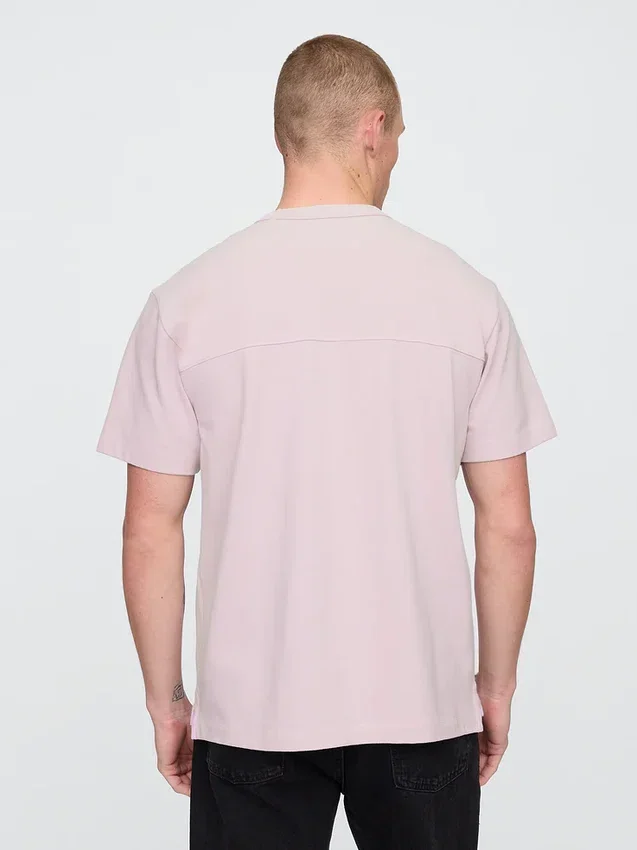 Piqué-T-shirt i avslappnad passform