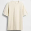 Piqué-T-shirt i avslappnad passform