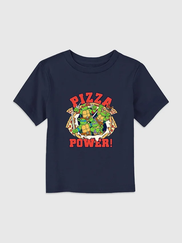 Pizza Power-T-shirt för småbarn med Teenage Mutant Ninja Turtles