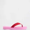 Platform-flip-flops i canvas