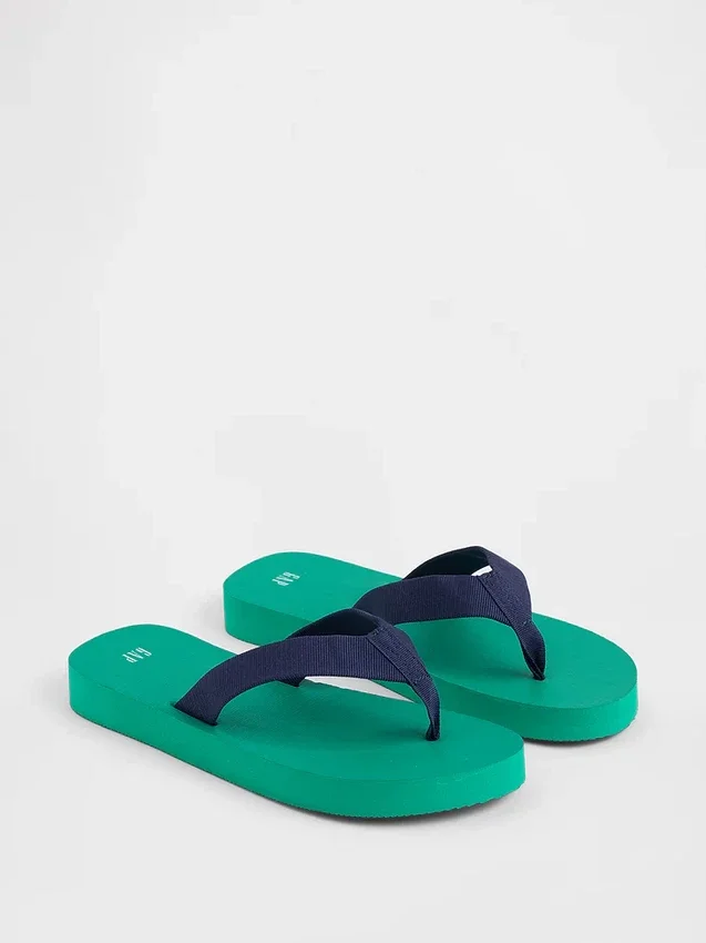 Platform-flip-flops i canvas