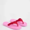 Platform-flip-flops i canvas