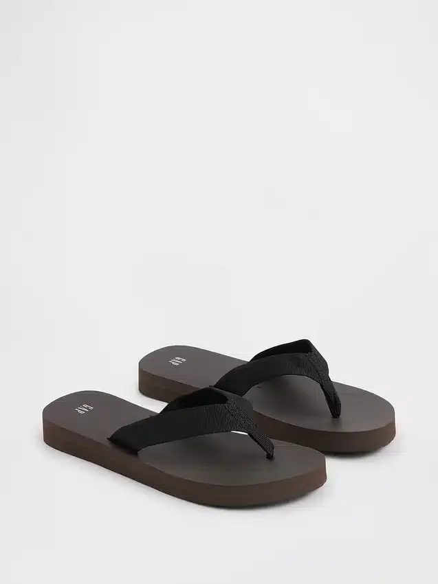 Platform-flip-flops i canvas