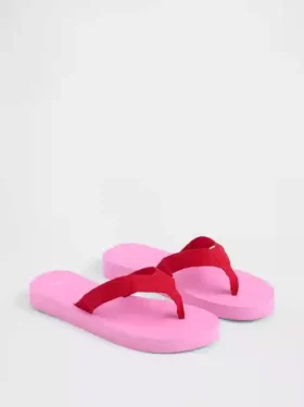 Platform-flip-flops i canvas