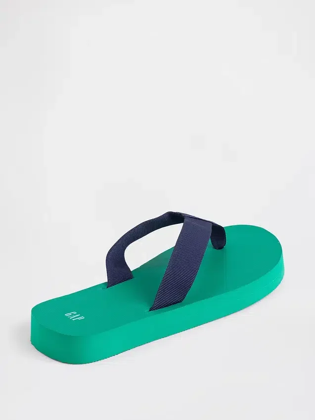 Platform-flip-flops i canvas