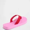 Platform-flip-flops i canvas