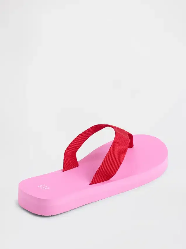 Platform-flip-flops i canvas