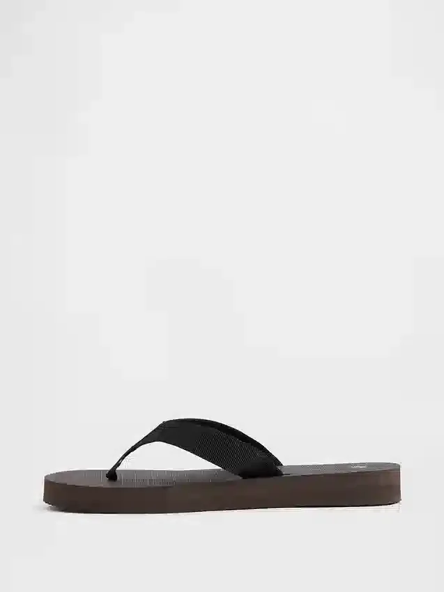 Platform-flip-flops i canvas