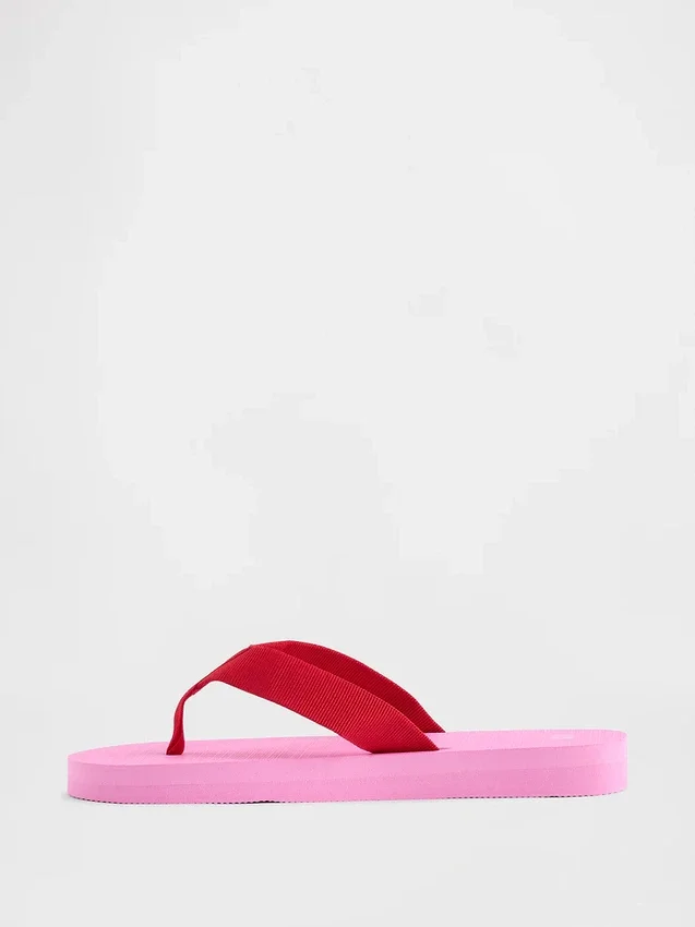 Platform-flip-flops i canvas