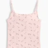 Pointelle-ribbad cami för barn