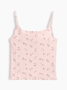 Pointelle-ribbad cami för barn