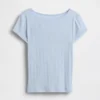 Pointelle-ribbad, figursydd T-shirt för barn