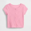 Pointelle-ribbad topp för Baby & Småbarn
