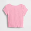 Pointelle-ribbad topp för Baby & Småbarn
