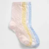 Pointelle-strumpor för barn (4-pack)