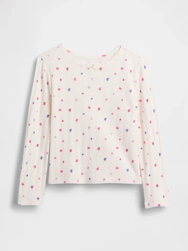 Pointelle-T-shirt för Baby & Småbarn