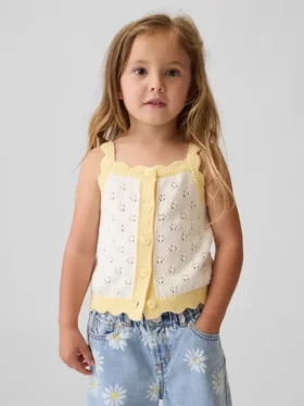 Pointelle-tröja med färgblock för Baby & Småbarn