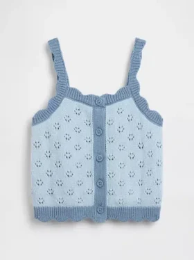 Pointelle-tröja med färgblock för Baby & Småbarn