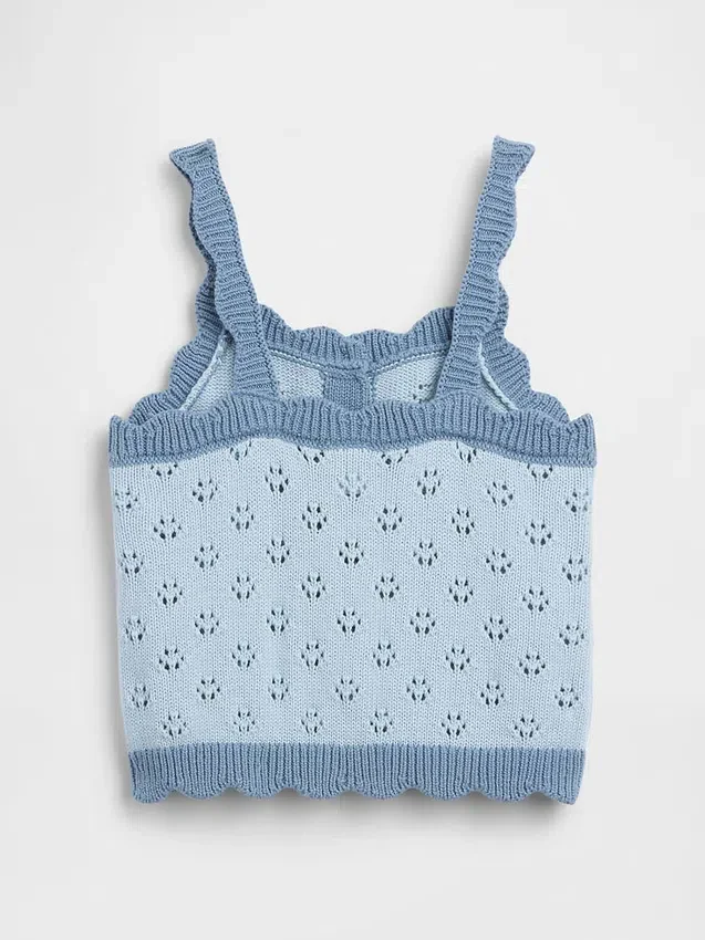 Pointelle-tröja med färgblock för Baby & Småbarn