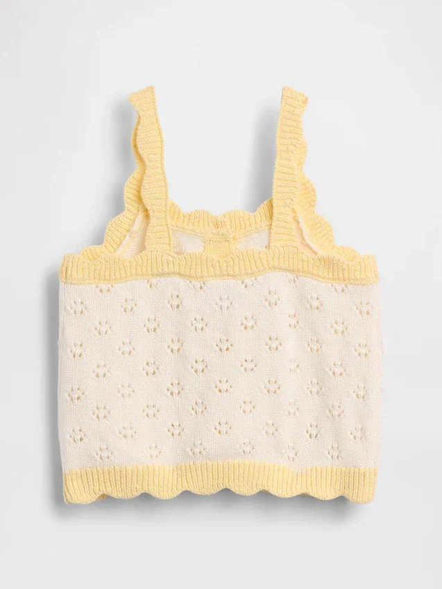 Pointelle-tröja med färgblock för Baby & Småbarn