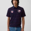 Polo-tröja för vuxna med Team USA-motiv