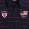 Polo-tröja för vuxna med Team USA-motiv