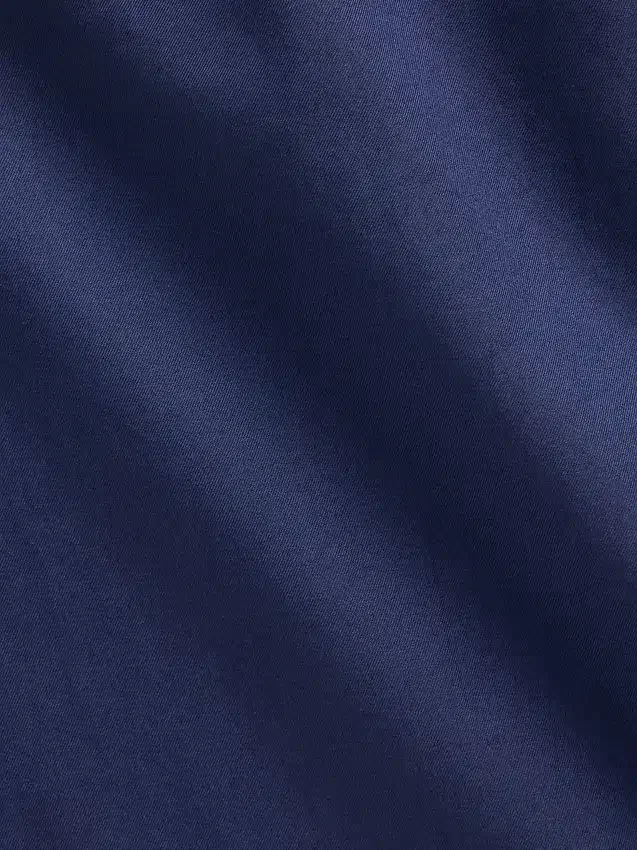 Poplin-byxor med vid ben