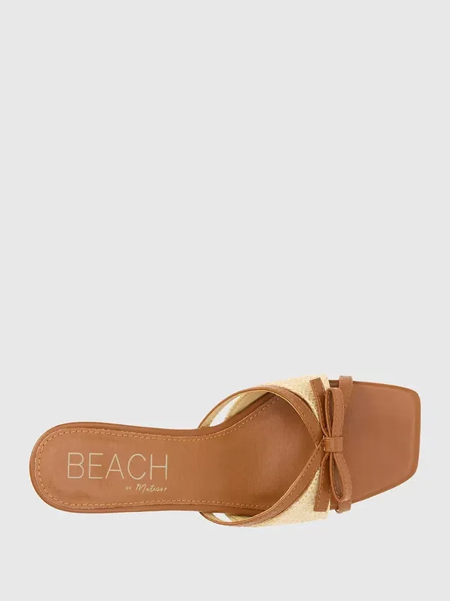 Porter-sandal med klack