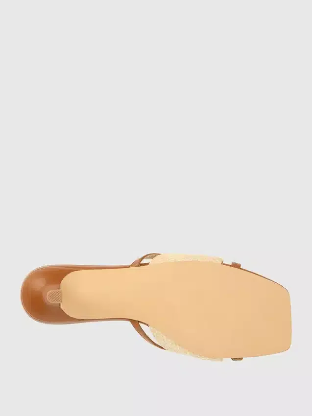 Porter-sandal med klack