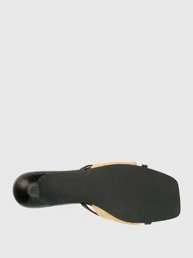 Porter-sandal med klack